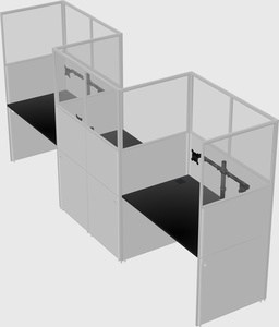 Rectangular cubicles