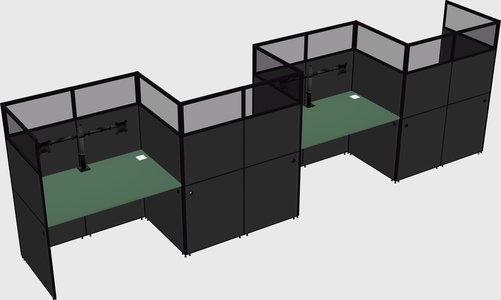 Rectangular cubicles