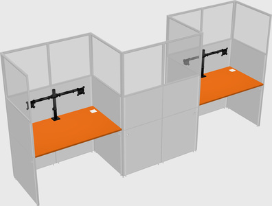 Rectangular cubicles