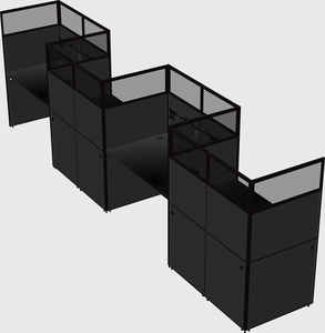 Rectangular cubicles