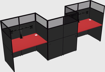 Rectangular cubicles