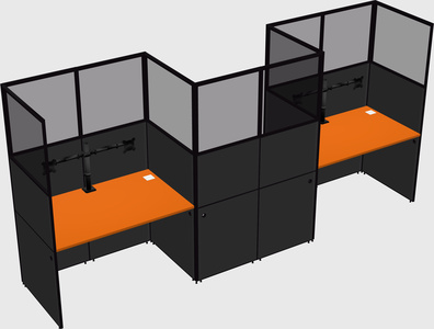 Rectangular cubicles