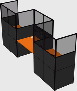 Rectangular cubicles