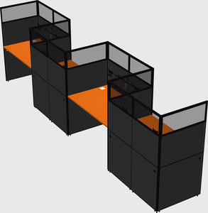 Rectangular cubicles