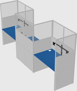 Rectangular cubicles