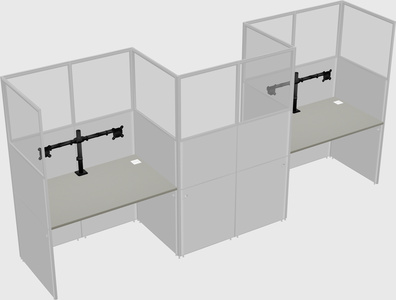 Rectangular cubicles