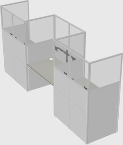 Rectangular cubicles