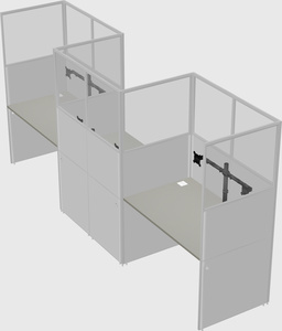 Rectangular cubicles