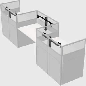 Rectangular cubicles