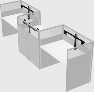 Rectangular cubicles