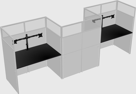 Rectangular cubicles