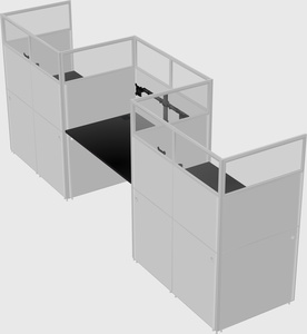 Rectangular cubicles