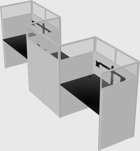 Rectangular cubicles