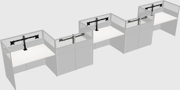 Rectangular cubicles