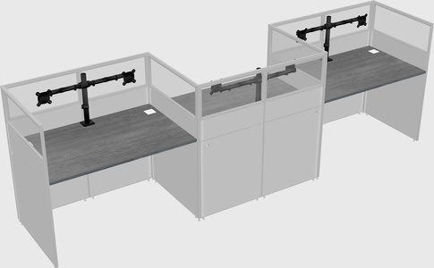 Rectangular cubicles