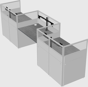 Rectangular cubicles