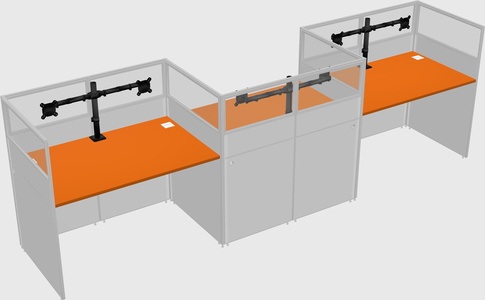 Rectangular cubicles