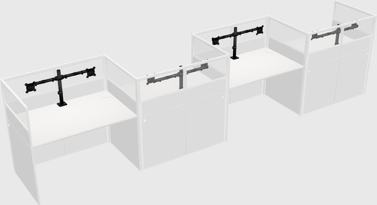Rectangular cubicles