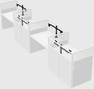 Rectangular cubicles