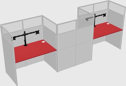 Rectangular cubicles