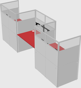 Rectangular cubicles