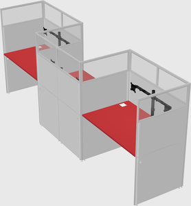 Rectangular cubicles