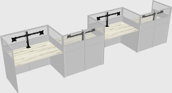 Rectangular cubicles