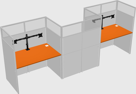 Rectangular cubicles