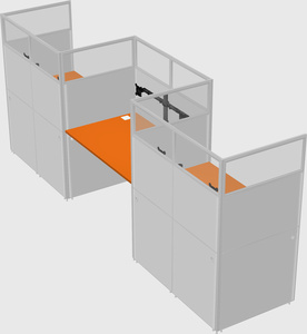 Rectangular cubicles