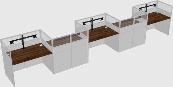Rectangular cubicles