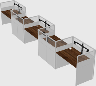 Rectangular cubicles