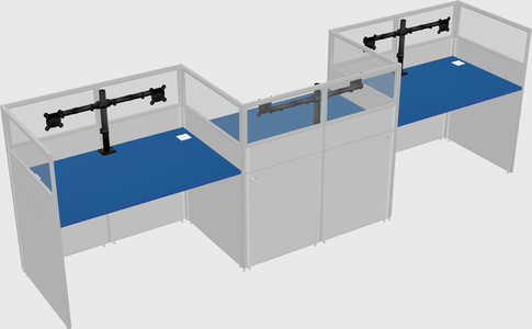 Rectangular cubicles