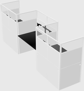 Rectangular cubicles