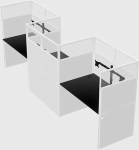 Rectangular cubicles