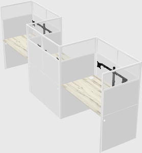 Rectangular cubicles