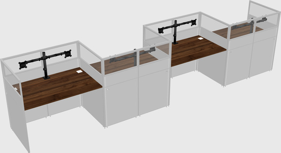 Rectangular cubicles