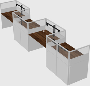 Rectangular cubicles