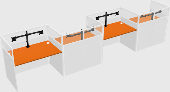 Rectangular cubicles