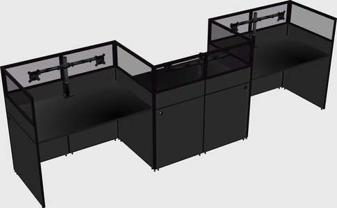 Rectangular cubicles