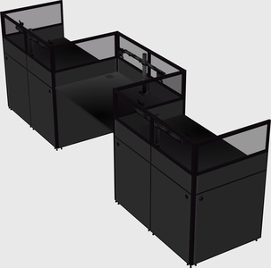Rectangular cubicles