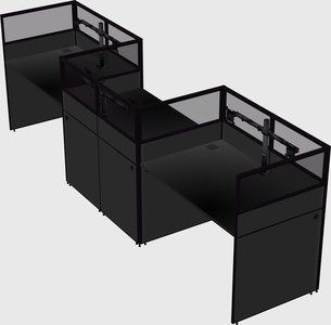 Rectangular cubicles
