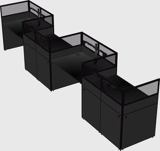 Rectangular cubicles