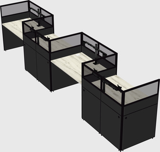Rectangular cubicles