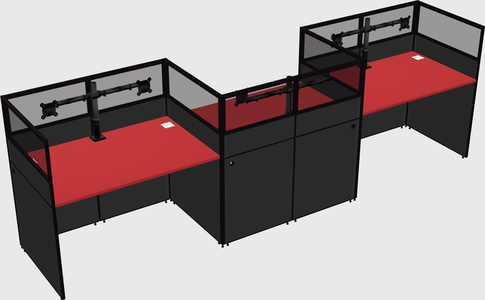 Rectangular cubicles