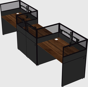 Cabines rectangulaires