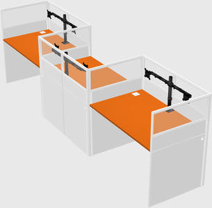 Rectangular cubicles