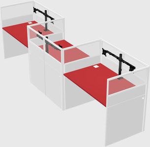 Rectangular cubicles