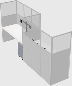 Rectangular cubicles