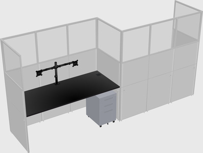 Rectangular cubicles