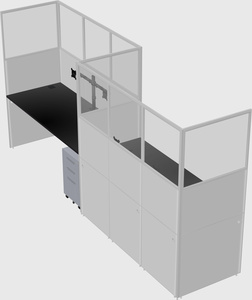 Rectangular cubicles